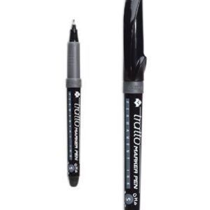 Tratto Marker Pen OHP Marcatore universale ideale per CD DVD. Punta media. Colore Nero