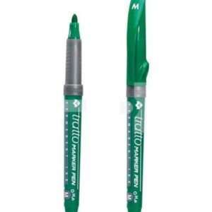 Tratto Marker Pen OHP Marcatore universale ideale per CD DVD. Punta superfine. Colore Verde