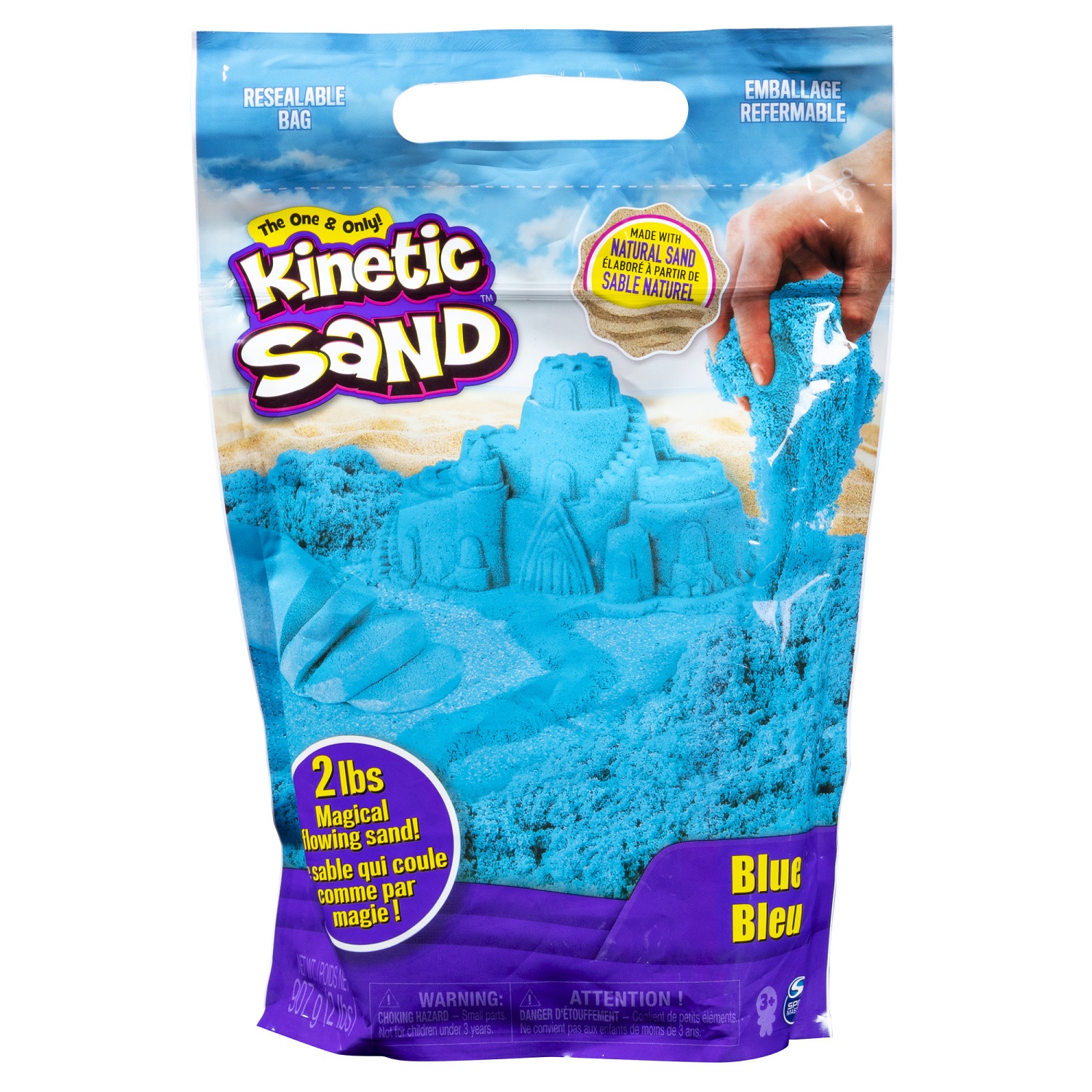 Kinetic Sand Sacchetto Sabbia magica colorata di 907gr - 6046035 - immagine 3