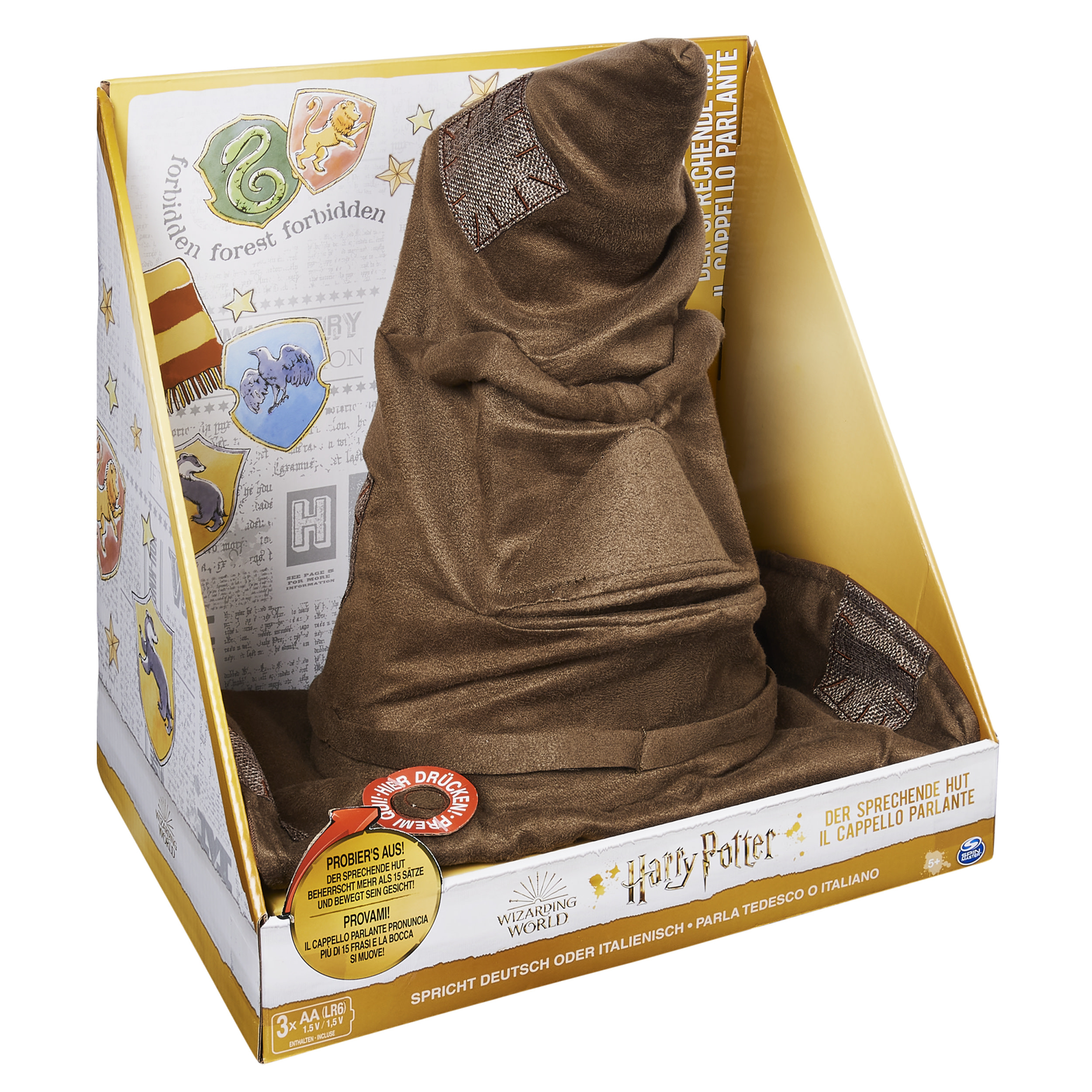 Harry Potter Cappello parlante di Harry Potter con 15 frasi in italiano - immagine 6