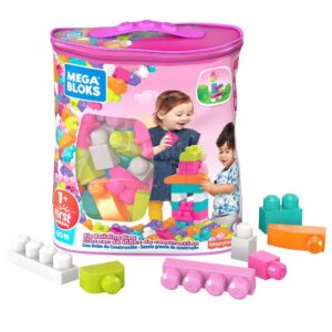 Mega Bloks First sacca 60 blocchi first rosa