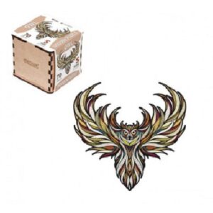 Gioca e Rigioca Puzzle di legno Wooden puzzle size S small 70 pezzi soggetto: Gufo POS230025