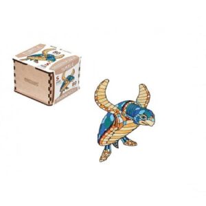 Gioca e Rigioca Puzzle di legno Wooden puzzle size S small 80 pezzi soggetto: Tartaruga POS230025