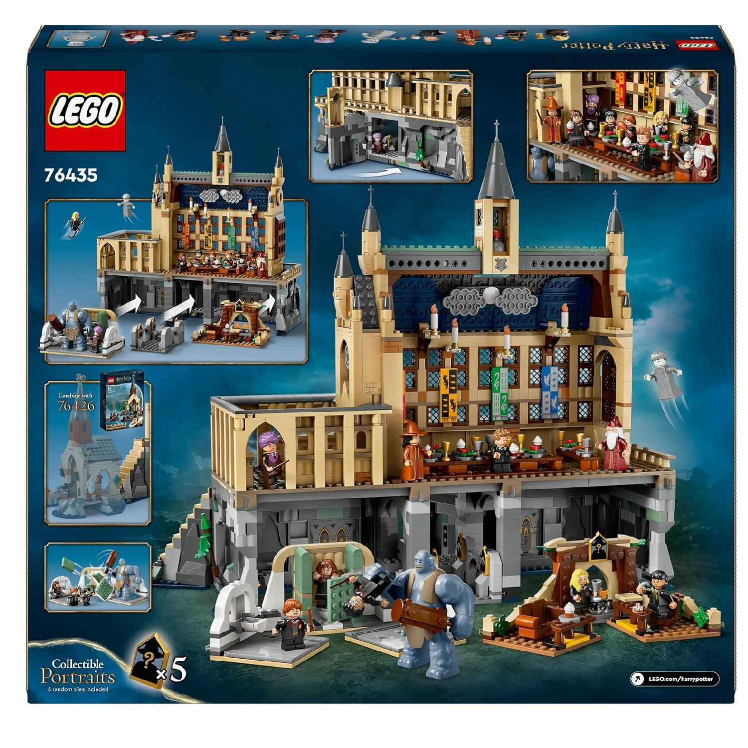 Lego Harry Potter Castello di Hogwarts: Sala Grande 76435 - immagine 4