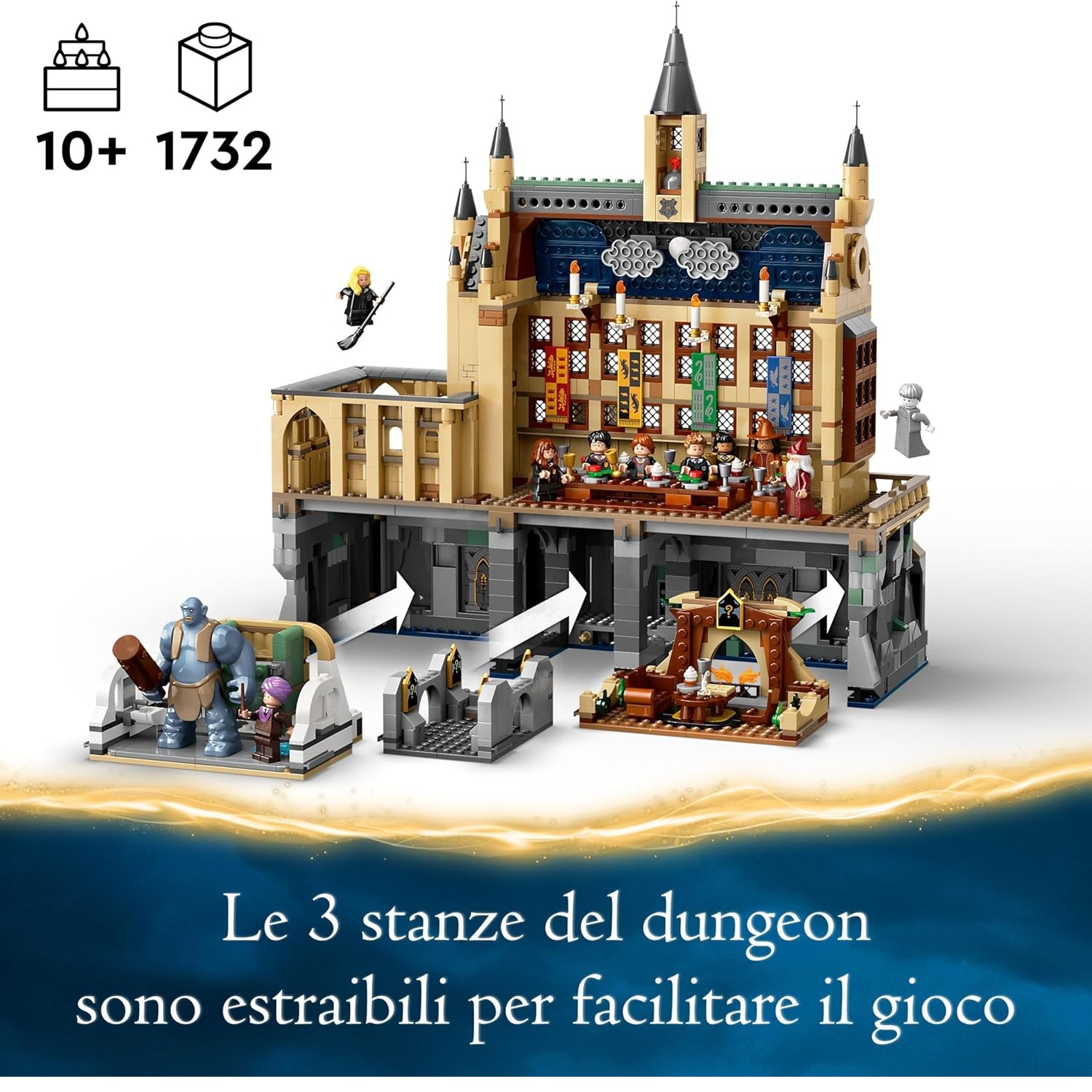 Lego Harry Potter Castello di Hogwarts: Sala Grande 76435 - immagine 3