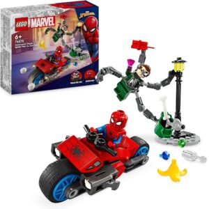 Lego Super Heroes Marvel Inseguimento sulla moto: Spider-Man vs. Doc Ock 76275
