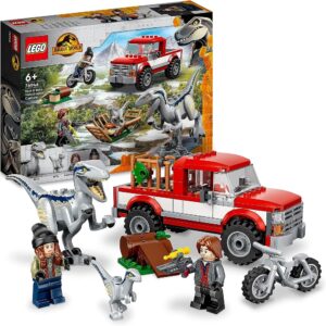 Lego Jurassic World La cattura dei Velociraptor Blue e Beta 76946