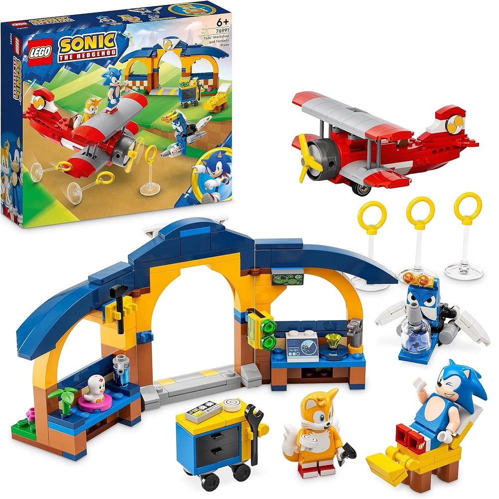 Lego Sonic Laboratorio di Tails e Aereo Tornado 76991