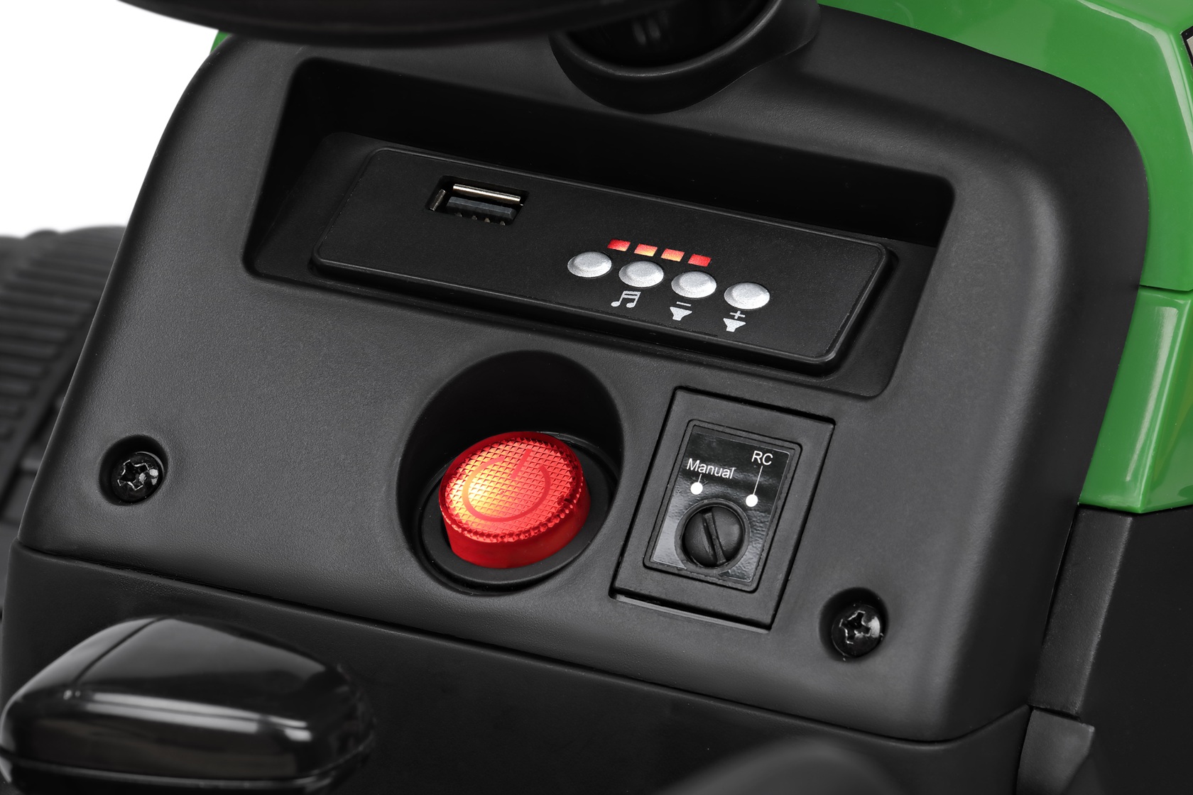 Peg Perego John Deere Farm Power – Trattore Elettrico 12 V con Rimorchio e Radiocomando - immagine 8