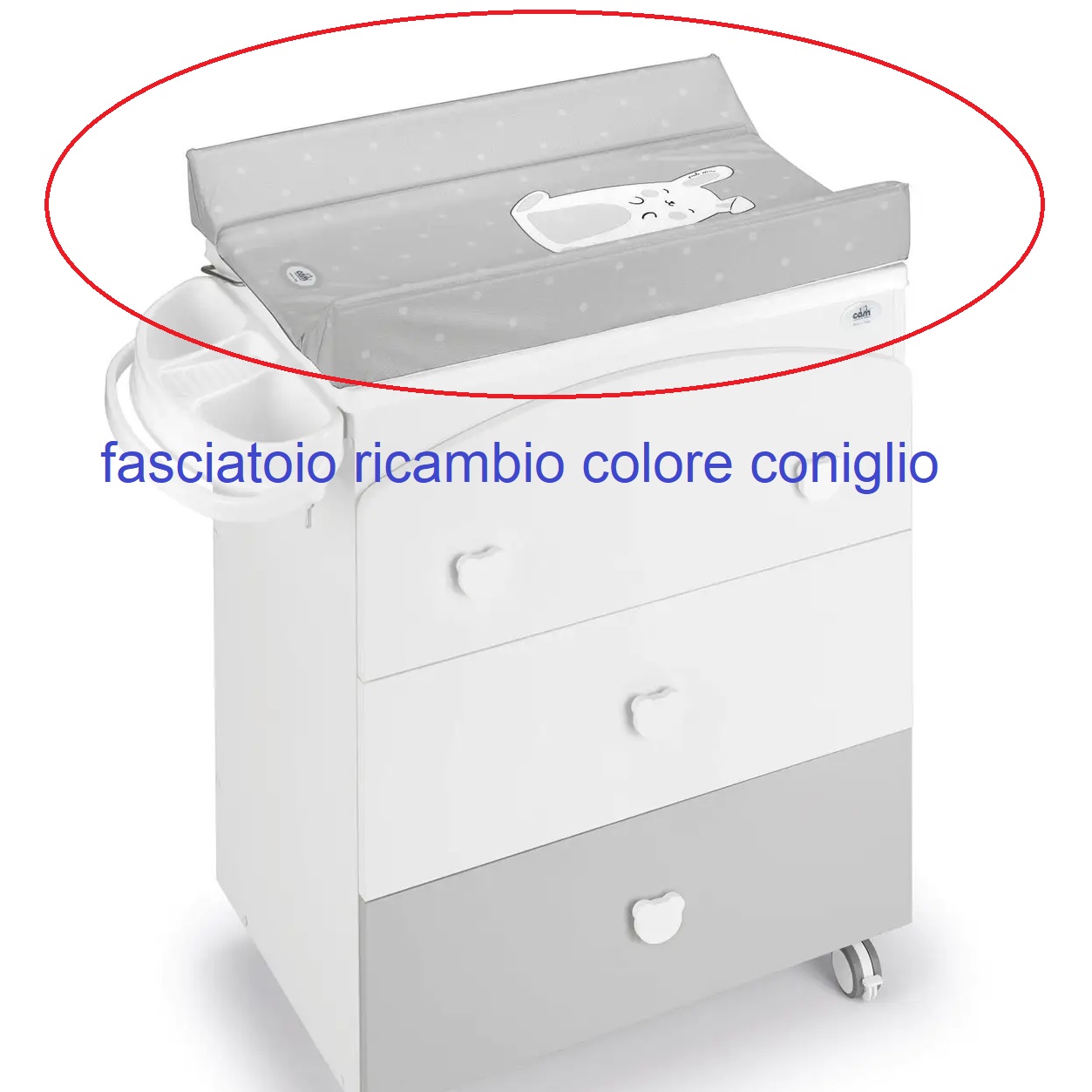 Fasciatoio di ricambio universale Cam colore coniglio cod. 265 - immagine 3