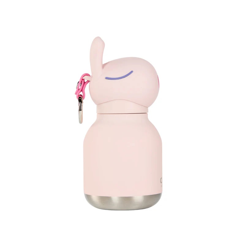 Borraccia Termica Mini Bestie 200ml Coniglio Rosa Bunny - Asobu - immagine 2
