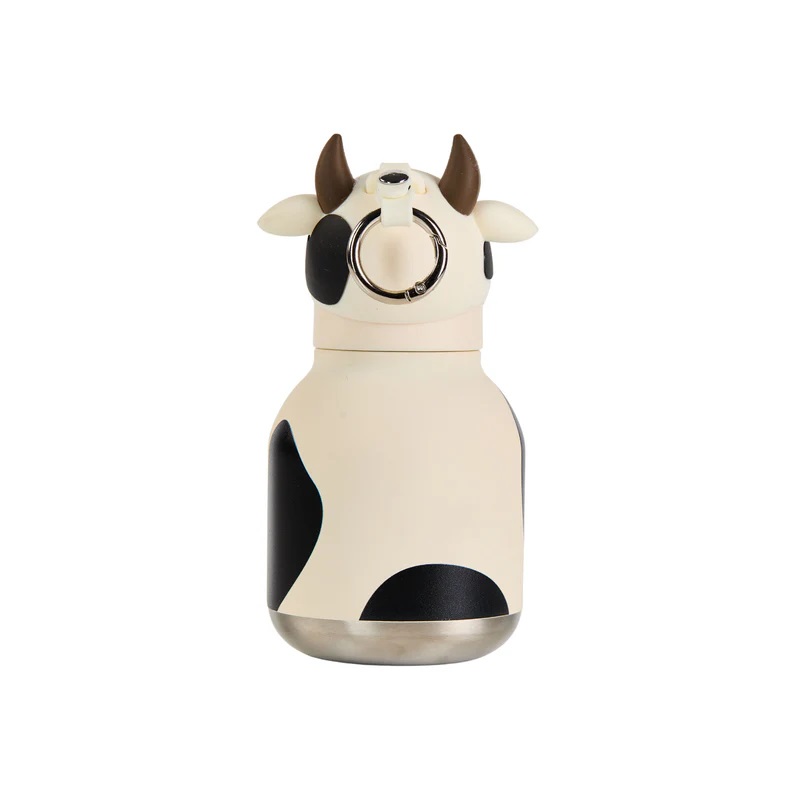 Borraccia Termica Mini Bestie 200ml Mucca Cow - Asobu - immagine 3