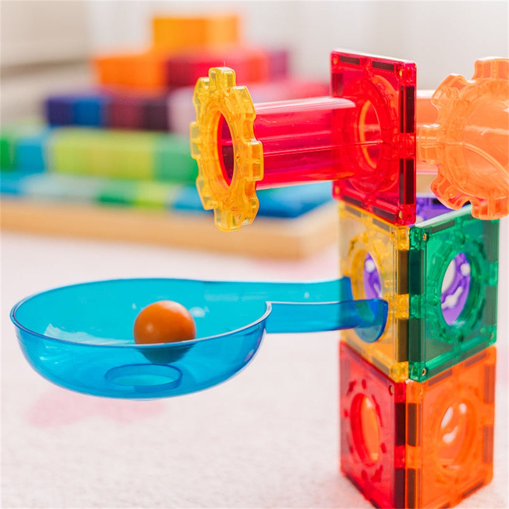 TileTek Ball Run - Pista per palline magnetica 95 pezzi - immagine 5